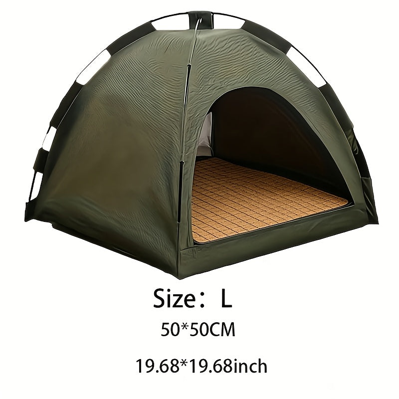 Portable Pet Tent Sleeping Nest for Cats & Dogs – Soft Cozy Foldable Pet House for Indoor Outdoor Camping Travel
