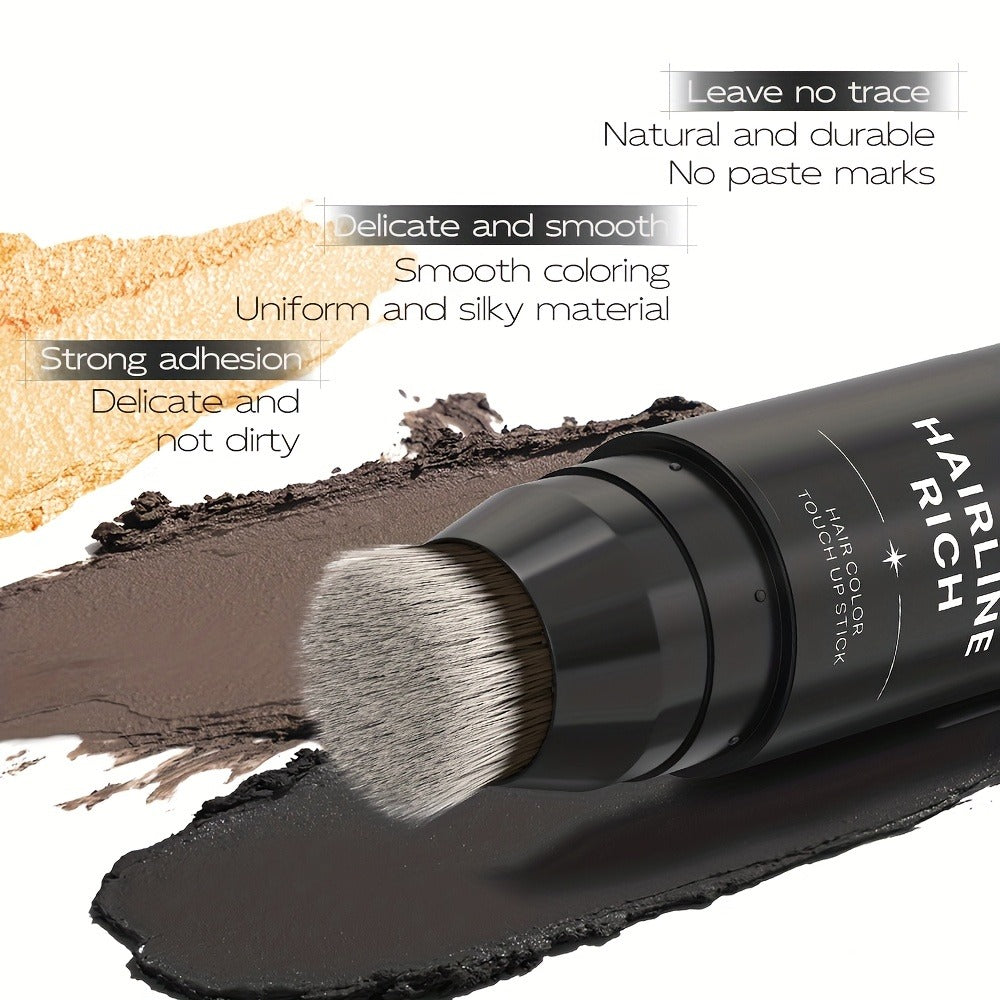 Root Touch-Up Hair Color Pen with Brush Applicator, Instant Gray & White Hair Coverage, Plant Squalane Nourishing Formula