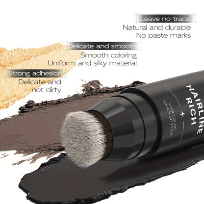 Root Touch-Up Hair Color Pen with Brush Applicator, Instant Gray & White Hair Coverage, Plant Squalane Nourishing Formula