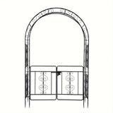 Black (7ft Double-layer Arched Top With Door)