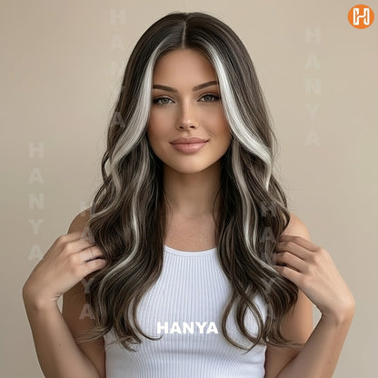 Synthetic Wig Long Style, Six Color Choices with 24-Inch Length for Parties with Model-Specific Color, Length and Cap Options