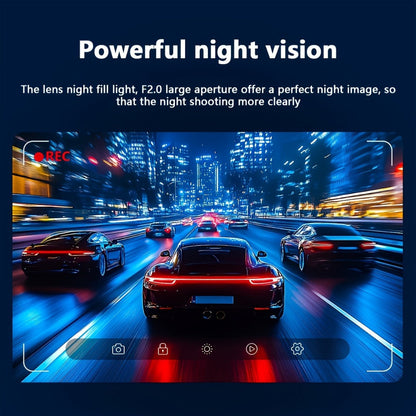 1080P-Labeled Dash Camera with Dual- or Triple-Lens Options, WiFi and 16GB, 32GB or No-Card Bundles