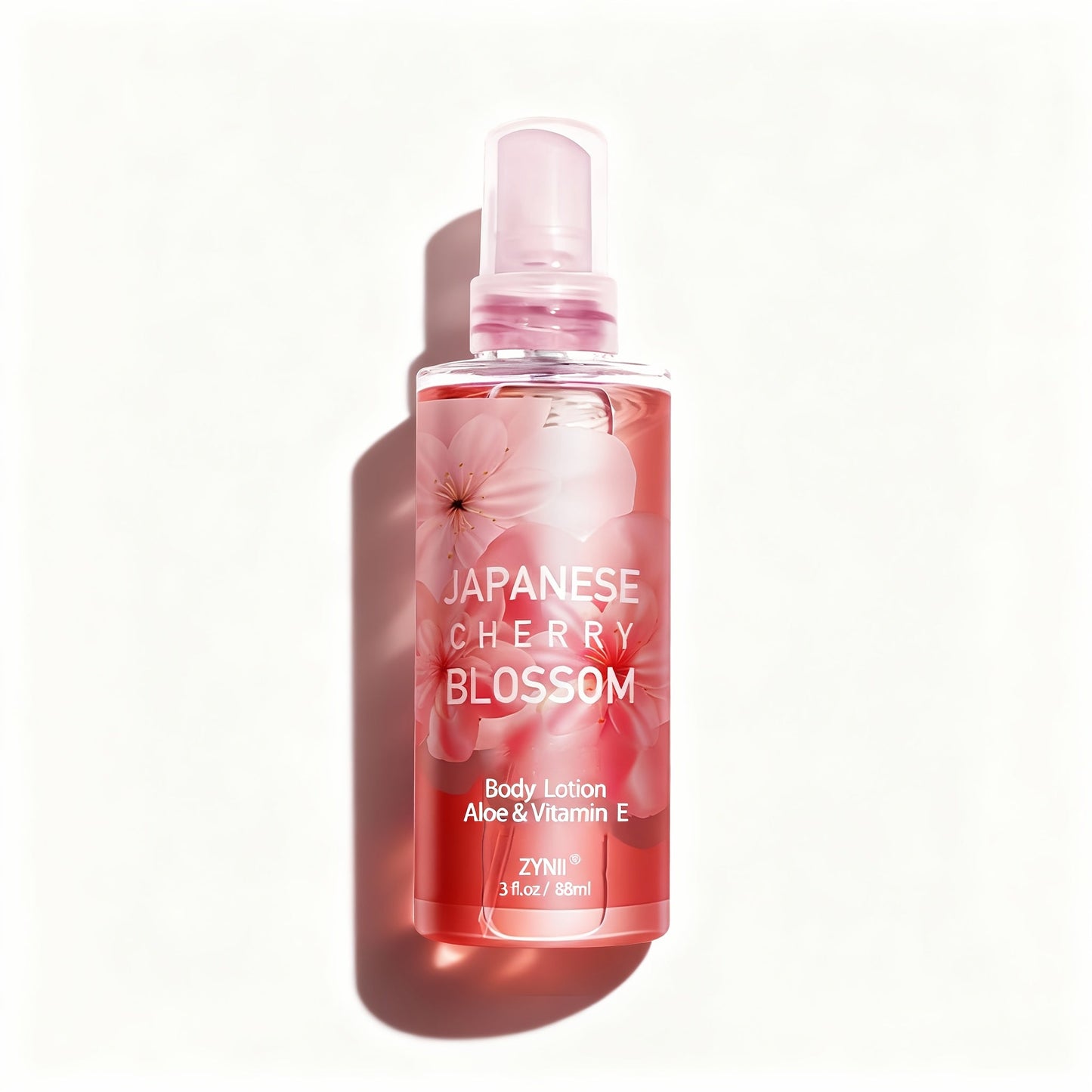Cherry Blossom Body Mist for Women, Pheromone-Infused Sakura & Rose Fruity Floral Scent, 7- Spray