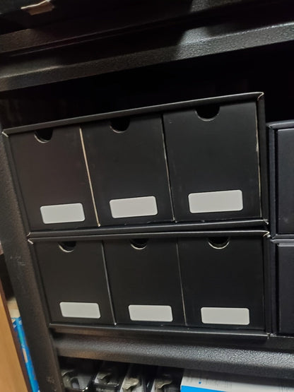 Trading Card Storage Box 12 Drawer with 50 Dividers – Large Cardboard Card Organizer for Sports Cards Baseball Pokemon TCG Playing Cards