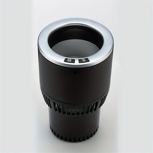 Car Cup Warmer & Cooler 2-in-1 – 12V Electric Heated & Cooled Beverage Holder for Car, Heats to 140°F Cools to 21°F