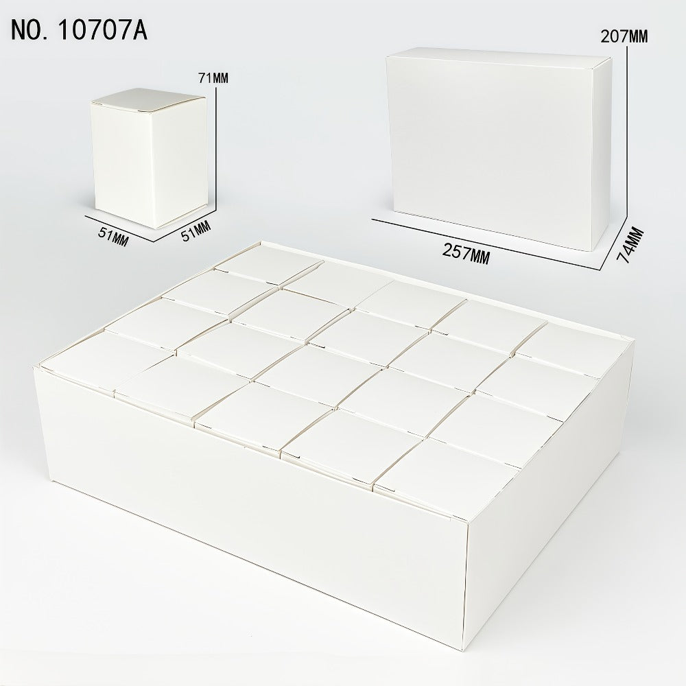 Minifigure Display Case 20-Pack – Clear Acrylic Stackable Storage Boxes for LEGO Figures, Action Figures & Collectibles | Dustproof 360°