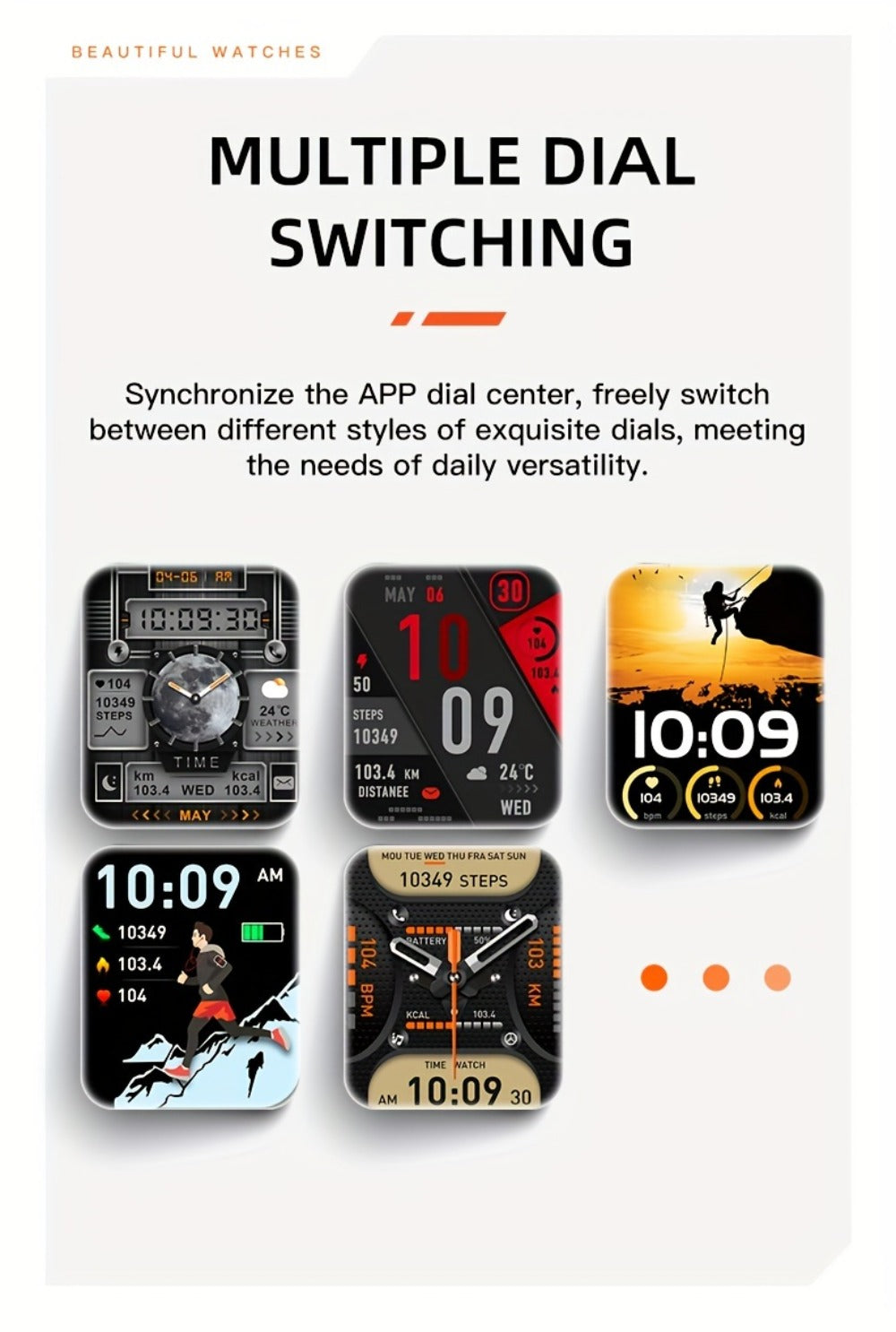 Smart Watch 2.02-Inch Rugged TFT Display with 500mAh Battery, LED Flashlight and Wireless Calling