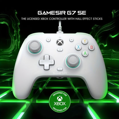 GameSir G7 SE Wired Xbox Controller with Hall Effect Joystick & Trigger, Anti-Drift Gamepad for Xbox Series X
