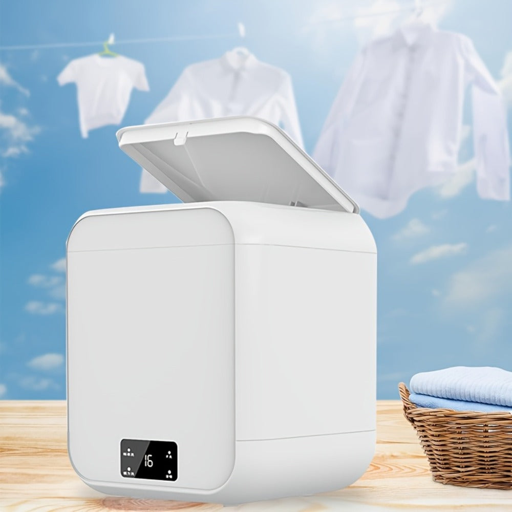 Mini Washing Machine Pure Copper Motor High Torque 4 Washing Modes Portable Washer for Entryways, Bedrooms and Living Spaces