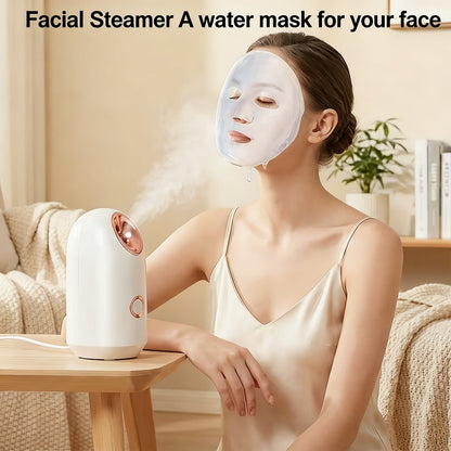Blackhead Remover & Facial Steamer Combo - Pore Cleansing Home Spa Beauty Device for Dry Skin, Nose & Face Care