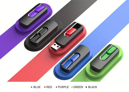 Retractable USB Flash Drive Bulk Pack 5-Pack USB 2.0 Thumb Drive 2GB 4GB 8GB 16GB 32GB 64GB Mixed Colors for a Home Lash Beauty Routine