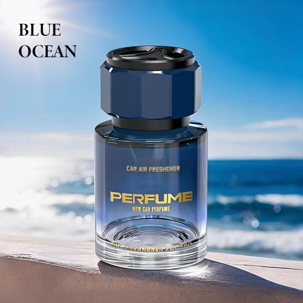 110 ml Cup-Holder Car Air Freshener Bottle in Classic Cologne or Azure Ocean Scent with Vented Top