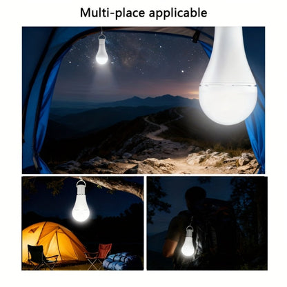 Emergency Light Bulb for Power Outages 2000mAh Rechargeable LED 6000K with Backup Battery, Auto-On Failure Detection