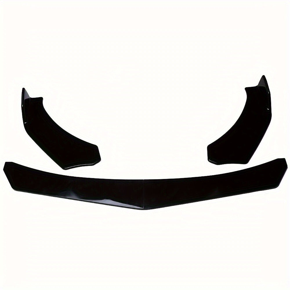 Front Bumper Lip Splitter Spoiler Kit with Strut Rods – Fits Ford Mustang 2000-2021, Dodge Challenger SRT Hellcat