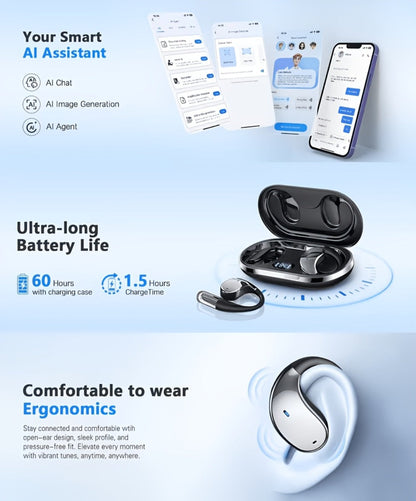AI Language Translation Headphones Real-Time 156 Languages & Accents 3-in-1 Wireless Bluetooth for an Everyday Personal Care Routine