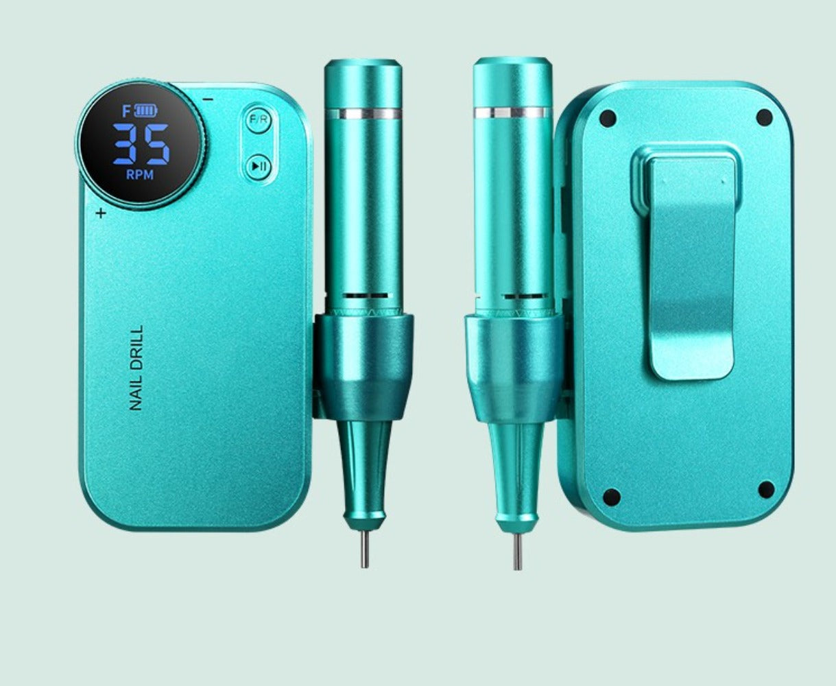 Electric Nail Polisher & Buffer Rechargeable High Power, Professional Manicure Pedicure Machine for Nail