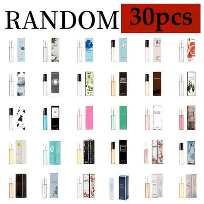 Mini Perfume Set for Women 30pcs High Concentration Floral Fruity Woody Musky Portable Spray for Bath Time, Home Spa and Personal Care