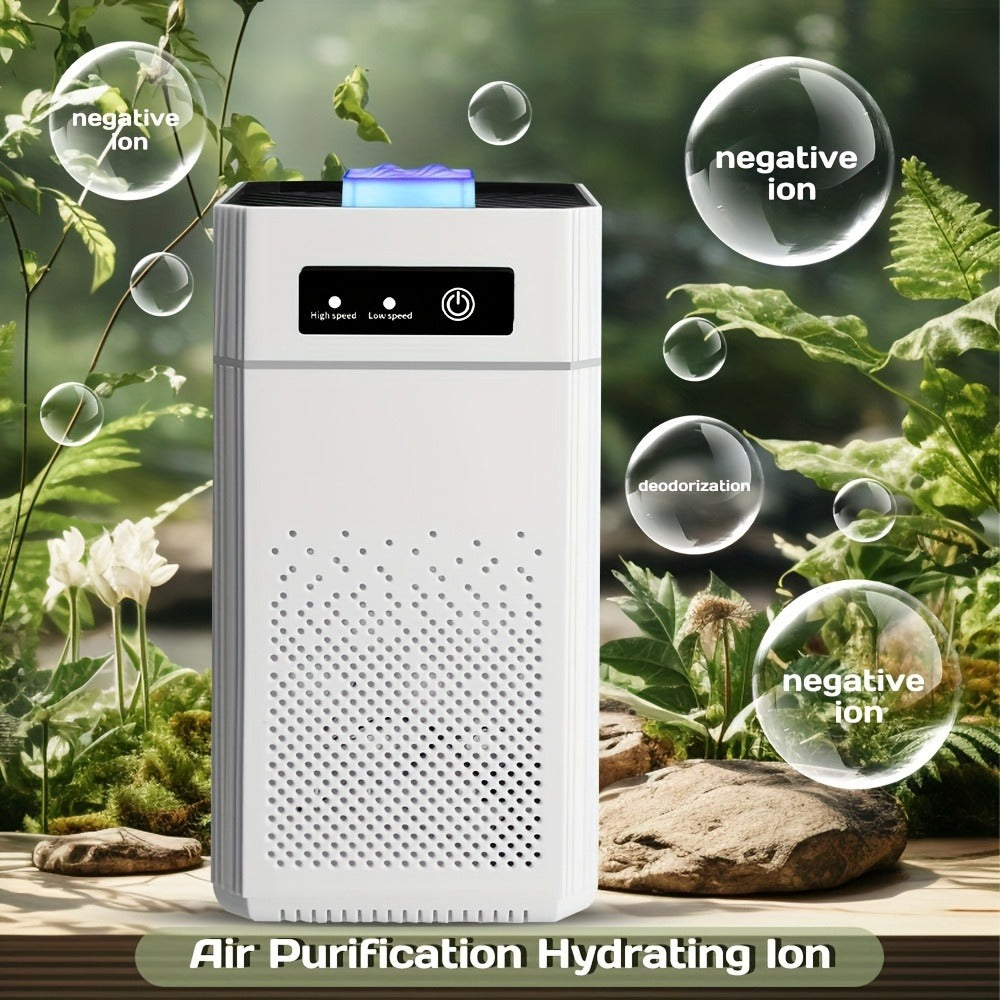 Air Purifier Two-Pack with HEPA Filters, Replacement Filters and USB Charging Cables for Two Spaces
