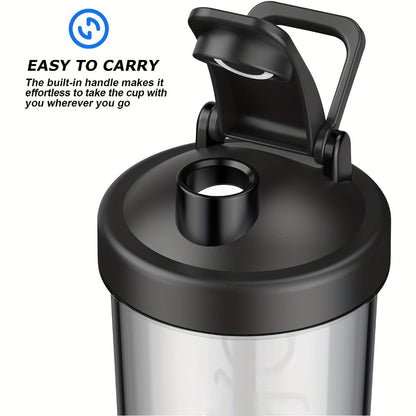 Electric Protein Shaker Bottle 24oz USB Rechargeable Self Stirring Blender Cup Portable Gym for Entryways, Bedrooms and Living Spaces