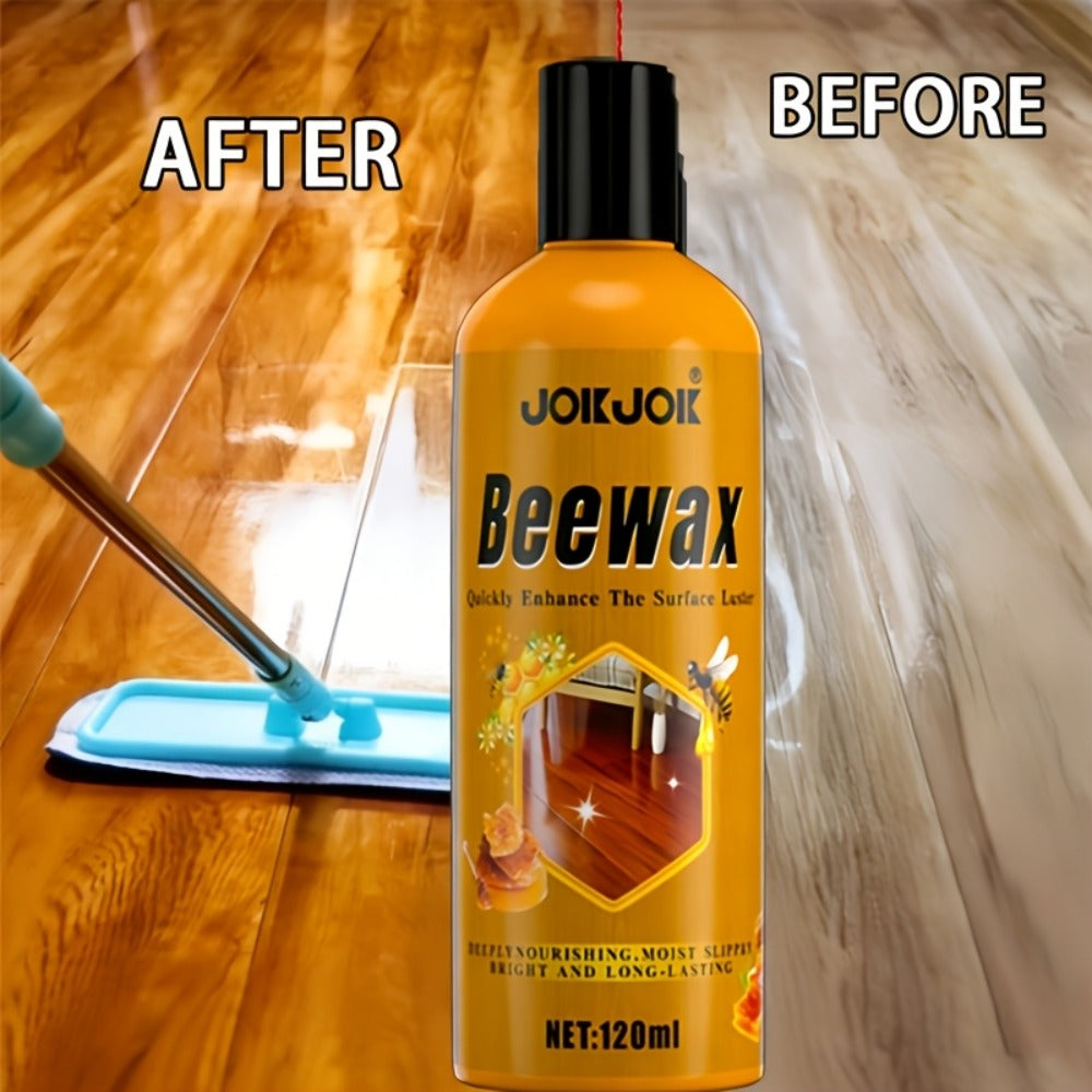 Beeswax Wood Polish & Kit, Natural Wood Furniture Care Wax Deeply Moisturizes, Removes Scratches & Dullness