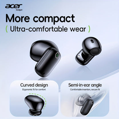 Wireless Earbuds Acer OHR501 Bluetooth 5.4 Semi-In-Ear with Touch Controls, Type-C Case and Eight Colors