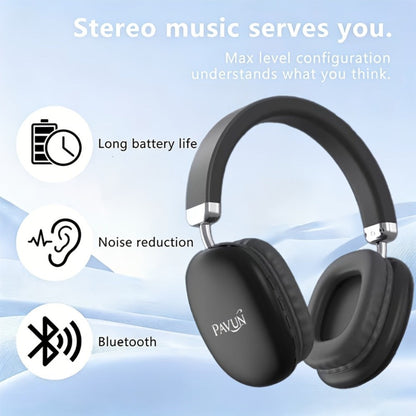 WH35MAX Noise Cancelling Wireless Headset HiFi Deep Bass Built-in HD Mic Comfortable for Bedside Audio, Alarms and Room Entertainment
