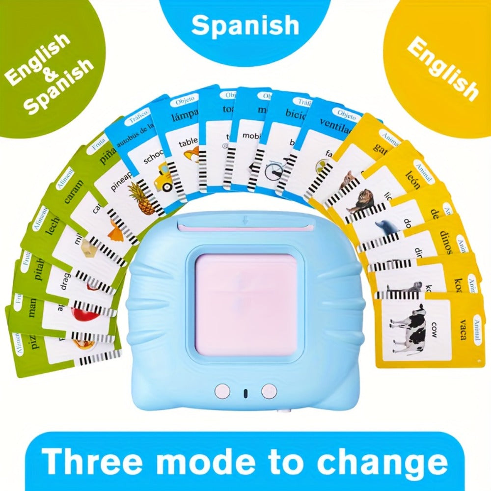 Bilingual English Speaking Flash Cards for Kids, 56 Cards 112 Visual Sight with the Listed Color, Size or Set Options for Everyday Use