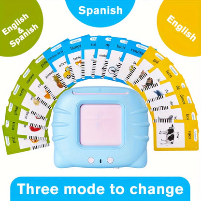 Bilingual English Speaking Flash Cards for Kids, 56 Cards 112 Visual Sight with the Listed Color, Size or Set Options for Everyday Use