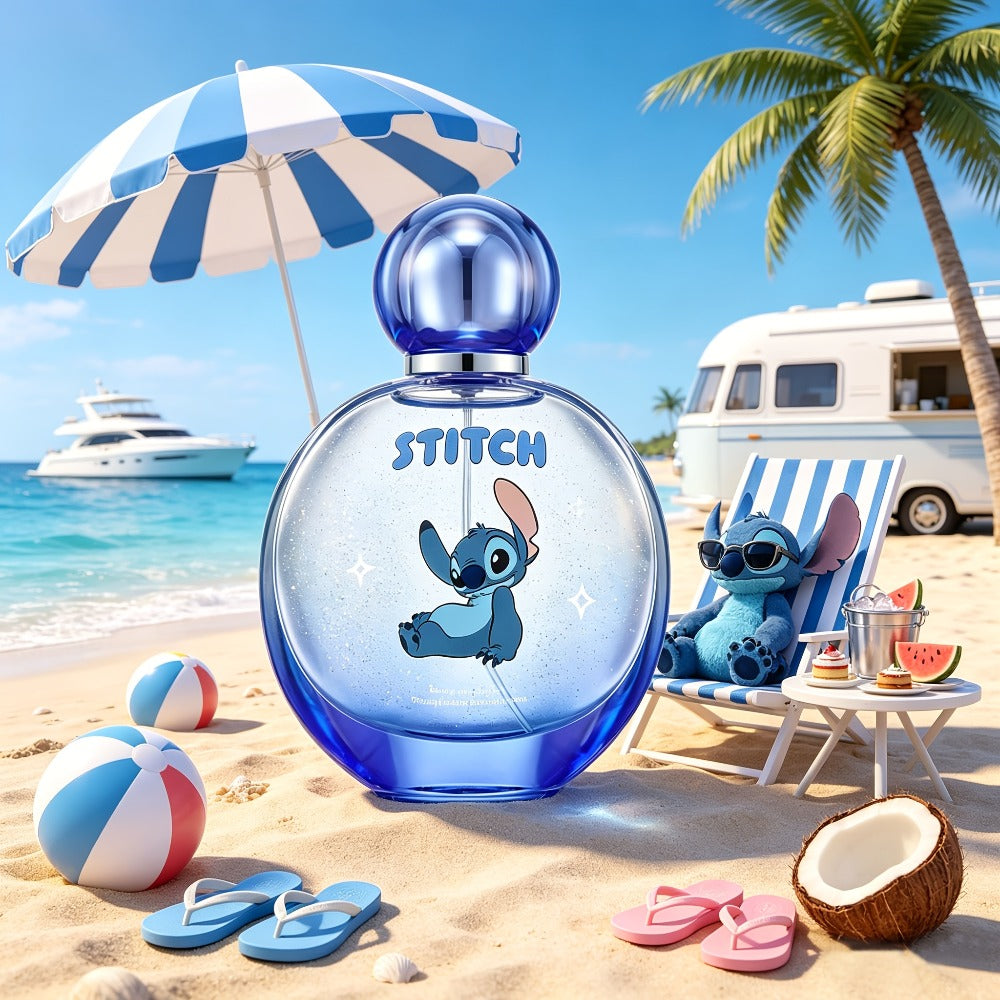 Couple Perfume Set Disney Stitch & Angel, Fresh Floral Natural Extract Fragrance, Stitch, Angie & Sample Styles