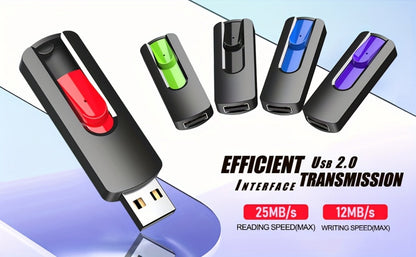 Retractable USB Flash Drive Bulk Pack 5-Pack USB 2.0 Thumb Drive 2GB 4GB 8GB 16GB 32GB 64GB Mixed Colors for a Home Lash Beauty Routine