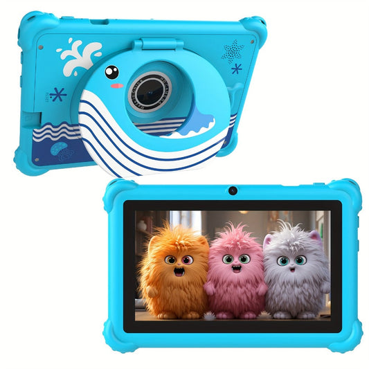 Kids Tablet PEICHENG 7 Inch with 2GB RAM, 32GB Built-In Storage, Dual Cameras, WiFi and Silicone Case