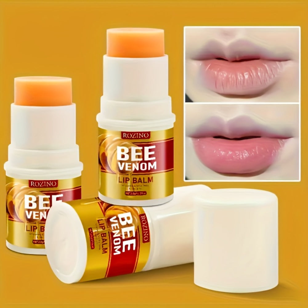 Bee Venom Body Care Set 5pcs Full Body Kit for Lips Face Neck Hands Feet, Non-Greasy Fast Absorption