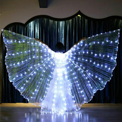 LED Feather Dance Costume Glowing Luminous with the Listed Color, Size or Set Options for Everyday Use