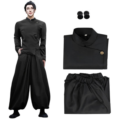 Jujutsu Kaisen Cosplay Costume Uniform, High School Satoru Gojo & Suguru Geto Outfit Set for Men