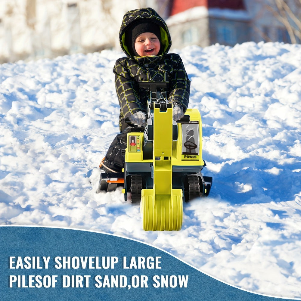 Kids Ride-On Construction Truck Large Manual-Powered Engineering Vehicle with the Listed Color, Size or Set Options for Everyday Use