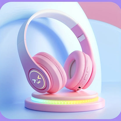 Noise Cancelling Wireless Bluetooth Headphones Over-Ear Bluetooth 5.3 Foldable Portable Headset for an Everyday Personal Care Routine