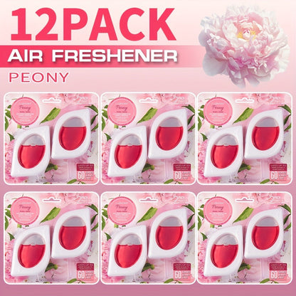 Air Freshener Odor Eliminator for Home Closet Bathroom Pets Small Space 0.25oz Up to 30 Days 6 Scents Eucalyptus Lavender Hawaiian Peach