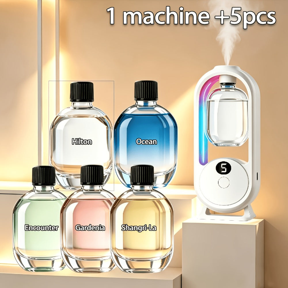 Aromatherapy Diffuser with Essential Oils 2-in-1 Humidifier - Hotel Scent Home Fragrance Machine with Natural French Essential Oils