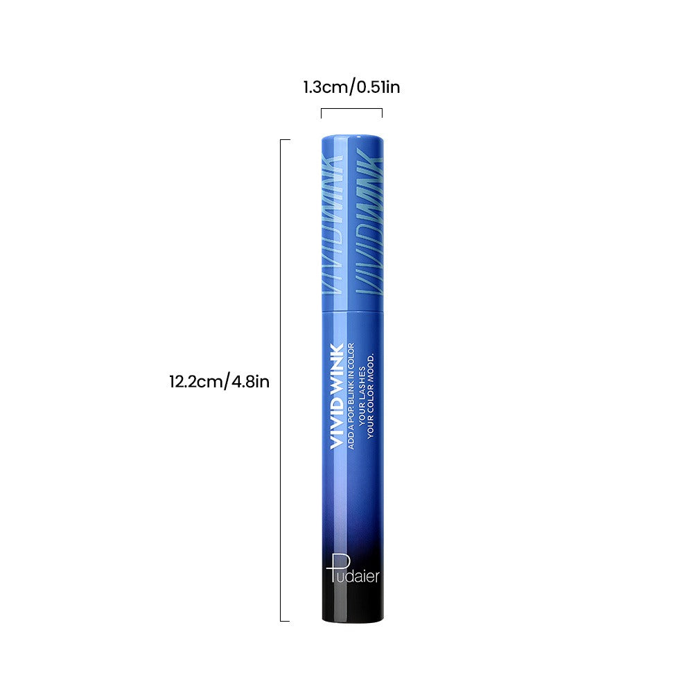 Colored Mascara in Five Numbered Shades with Slim Color-Coordinated Tubes and Integrated Comb-Style Wands