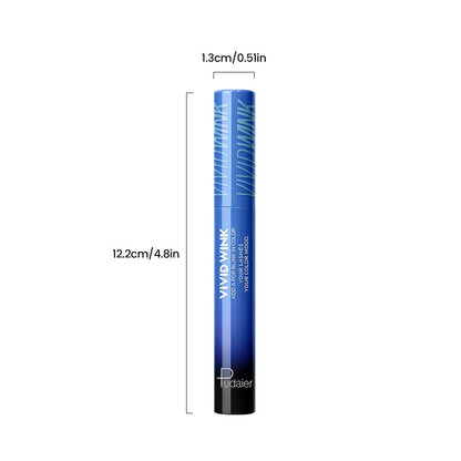 Colored Mascara in Five Numbered Shades with Slim Color-Coordinated Tubes and Integrated Comb-Style Wands