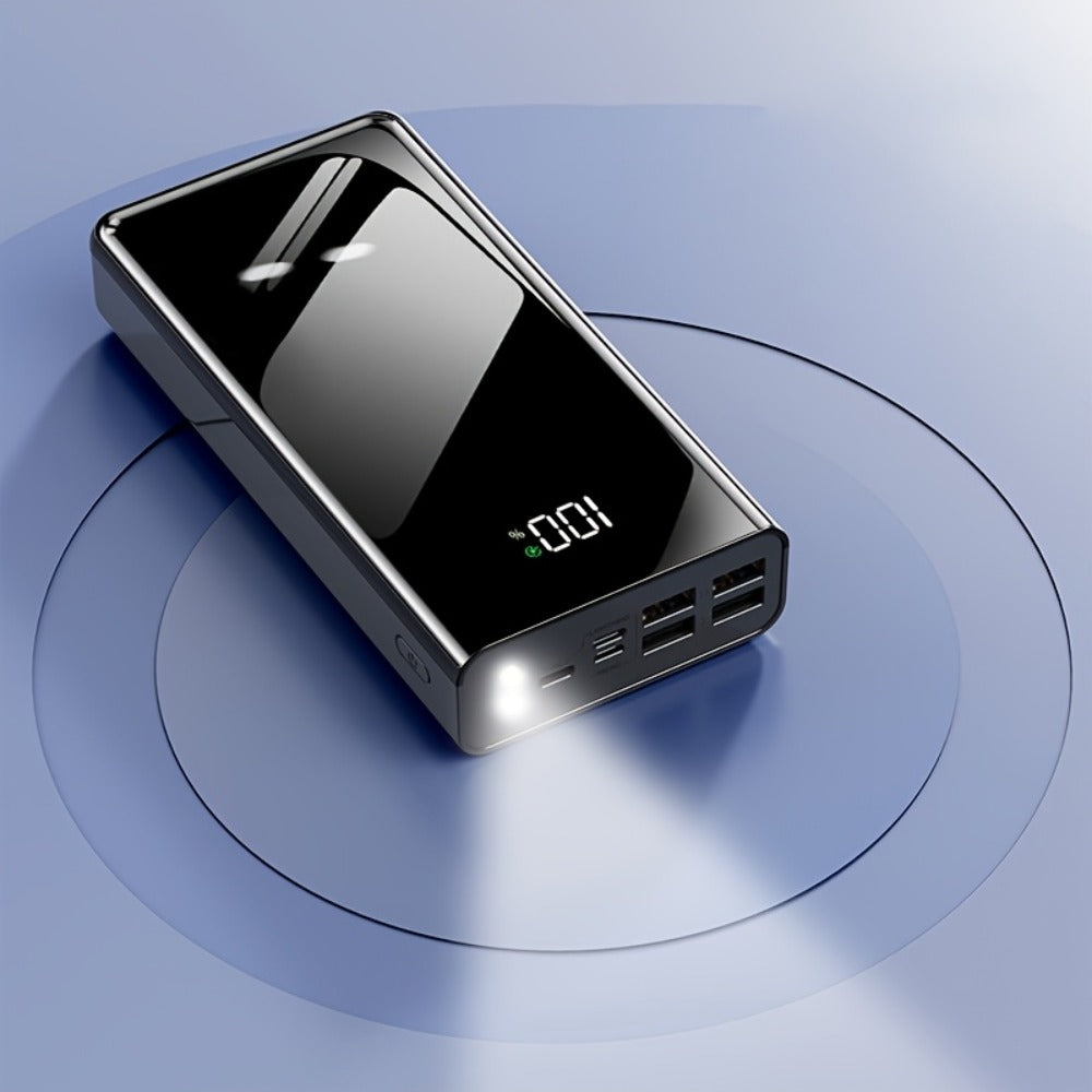 50000mAh High Power Bank Portable Charger LED Display USB-C Micro USB Fast Charging Multi-Port for an Everyday Personal Care Routine