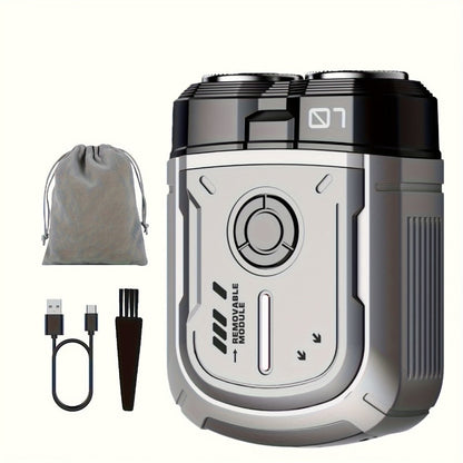 Electric Shaver Mini Dual Floating Blade with USB Charging and Select Waterproof or Digital Display Options