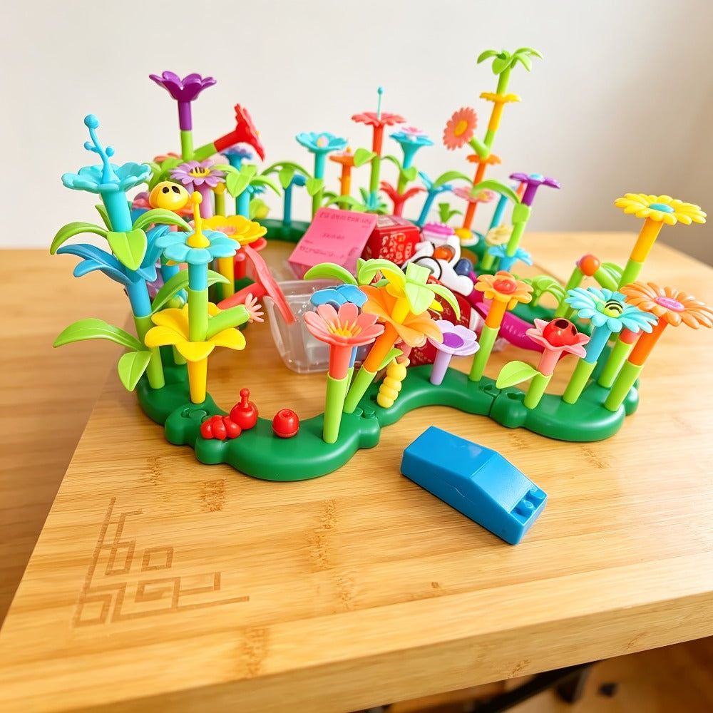 Flower Garden Building Toys for Kids 235 Pieces with the Listed Color, Size or Set Options for Everyday Use