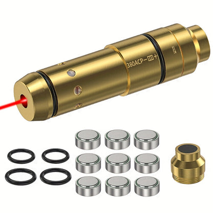 Dry Fire Laser Training Cartridge Multi-Caliber – 9mm 45ACP 223Rem 380ACP 357Sig 308Win 12GA 40Cal 6.5mm 7.62x39 | H59 Brass | Class IIIA
