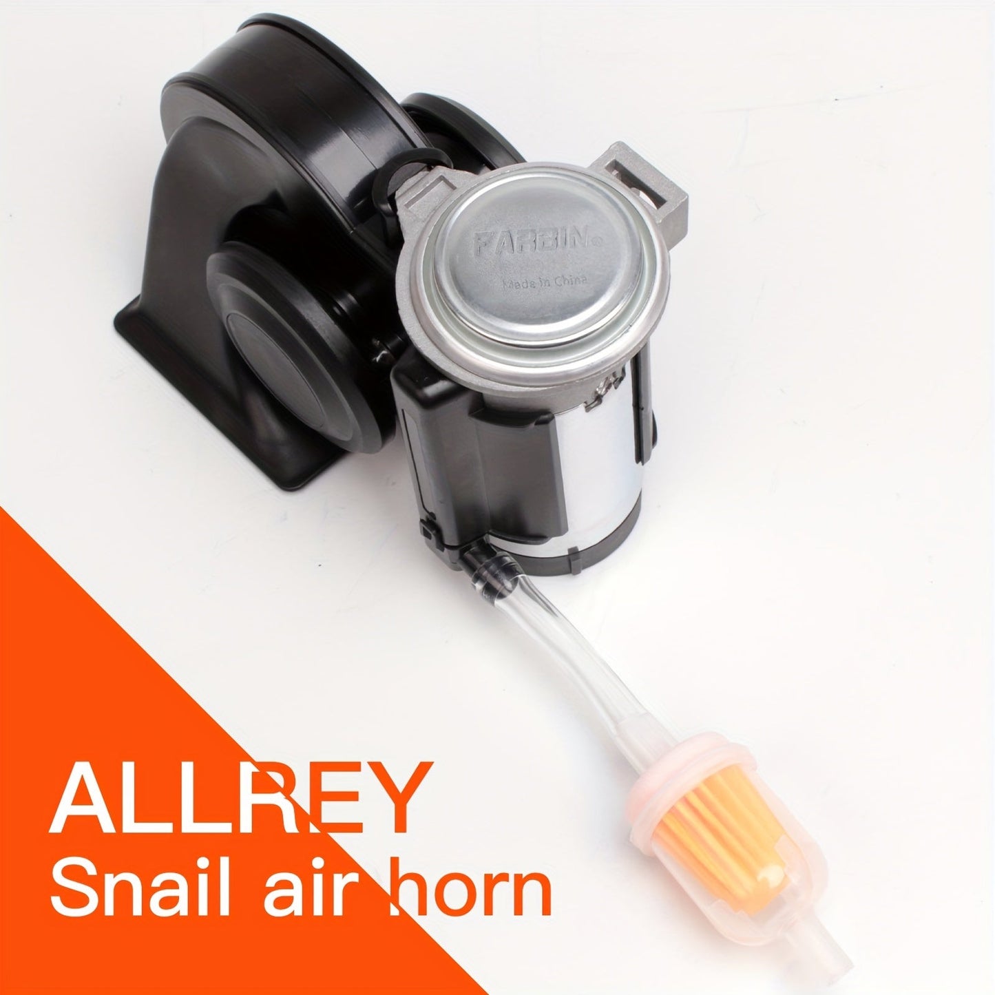 Snail Air Horn Kit Super Loud 12V 24V for Truck Car Motorcycle with Copper Compressor Relay Harness & Button Universal Fit