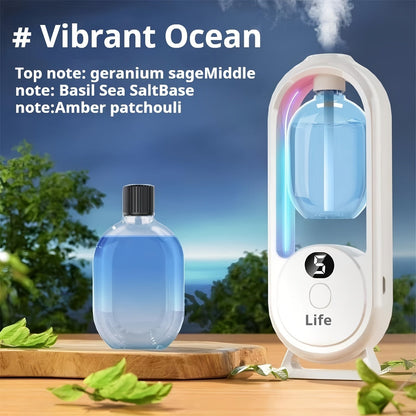 Aromatherapy Diffuser with Essential Oils 2-in-1 Humidifier - Hotel Scent Home Fragrance Machine with Natural French Essential Oils