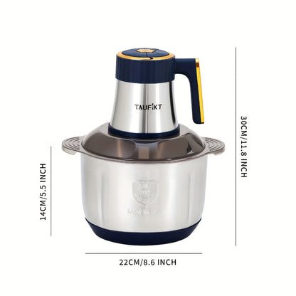 Electric Meat Grinder 5-Speed 6-Blade Food Chopper - 1.32 Gal Household Mincer for Meat Vegetables Garlic Puree Juice Noodles