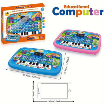 Educational Learning Machine for Kids with 2.2" Screen Alphabet Numbers Music Animals Piano Keys