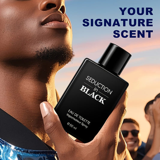 Woody Cologne for Men Long Lasting Eau de Toilette 50ml Propylene-Free Masculine EDT Spray Sensitive Skin Safe Daily Dates Gym Travel Office