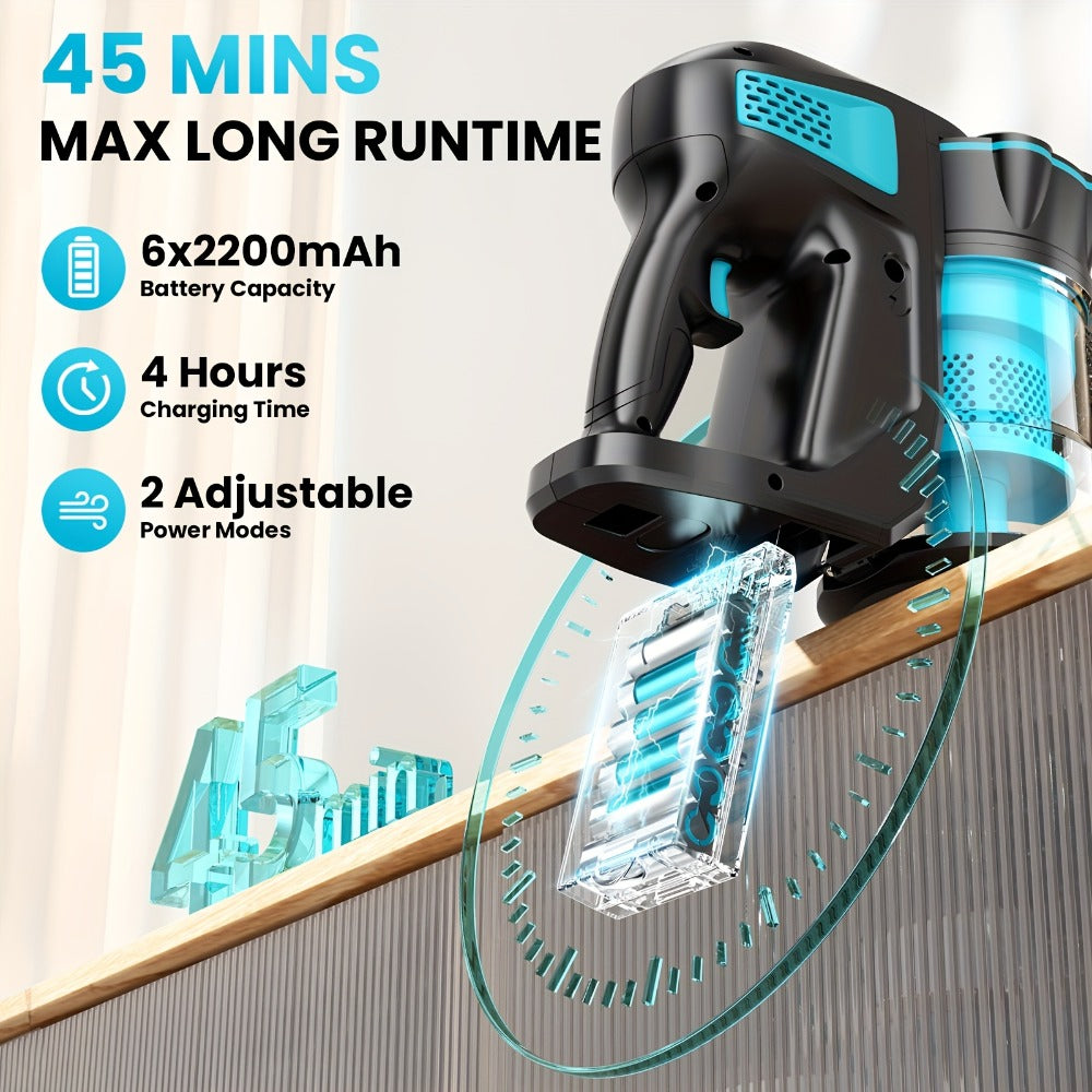 Handheld Vacuum Cleaner Cordless 29KPA Strong Suction for Pet Hair for Entryways, Bedrooms and Living Spaces